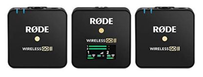 Rode Wireless GO II Compact Digital Wireless Microphone System/Recorder (2.4 GHz, Black)