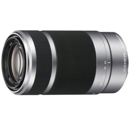 Sony Sony E 55-210mm F4.5-6.3 OSS (SEL55210, Retail Packing, Silver)