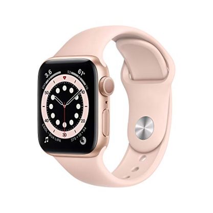 Apple Apple Watch Series 6 40mm [MG123, Gold Aluminium Pink Sand Sport Band]