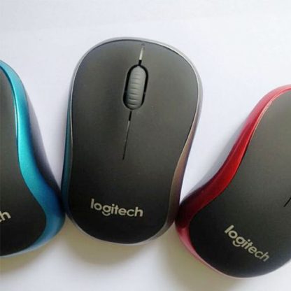 Logitech M185 Wireless Mouse (Red)