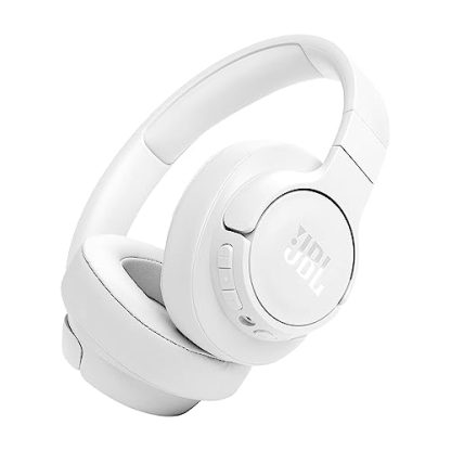 JBL Tune 770NC Noise-Canceling Wireless Over-Ear Headphones (White)