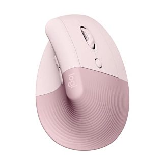 Logitech Lift Ergonomic Mouse (Pink, 910-006481)