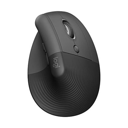 Logitech Lift Ergonomic Mouse (Graphite, 910-006479)