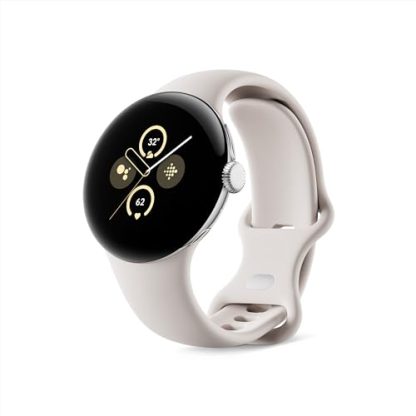 Google Pixel Watch 2 Wifi (Polished Silver + Bay Band)