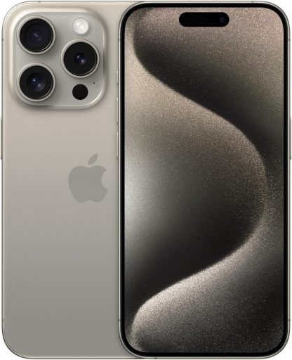 Apple iPhone 15 Pro (A3102) (128GB, Natural Titanium)