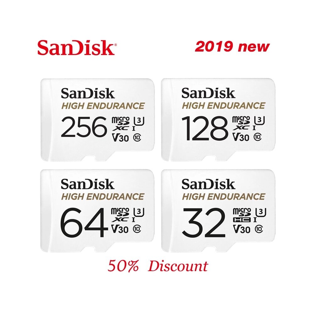 SanDisk High Endurance microSD Card - 256GB 