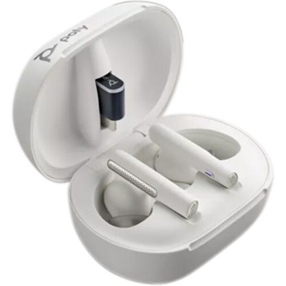 Poly Voyager Free 60 with Basic Charge Case (White, BT700A)