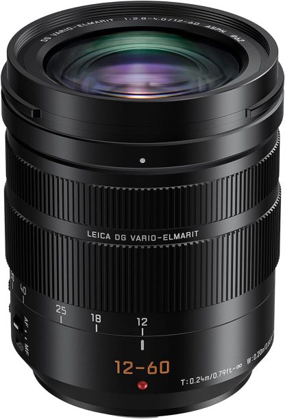 Panasonic Leica DG Vario-Elmarit 12-60mm f/2.8-4 ASPH. POWER O.I.S. Lens (HES12060E, White Box)